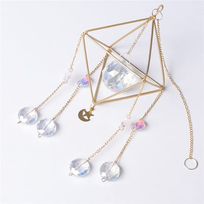 Kerti napfogó Lógó Dekorációk Dísz szélcsengő Ablak Erkély Szivárvány Medál Kültéri függő Csepp Napfogó