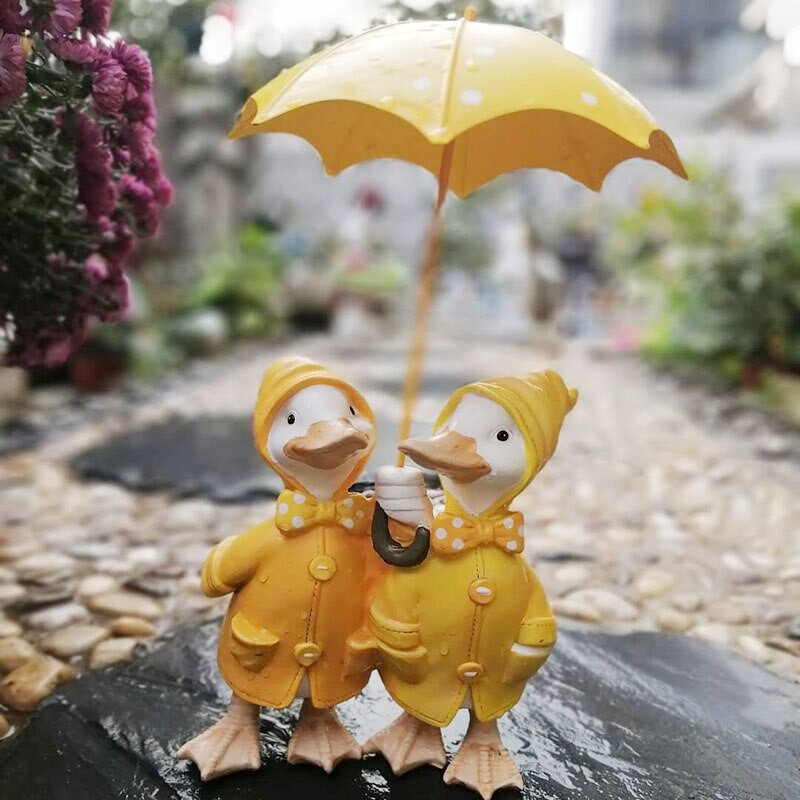 Šiaurės šalių skėtis, pora, antys, derva