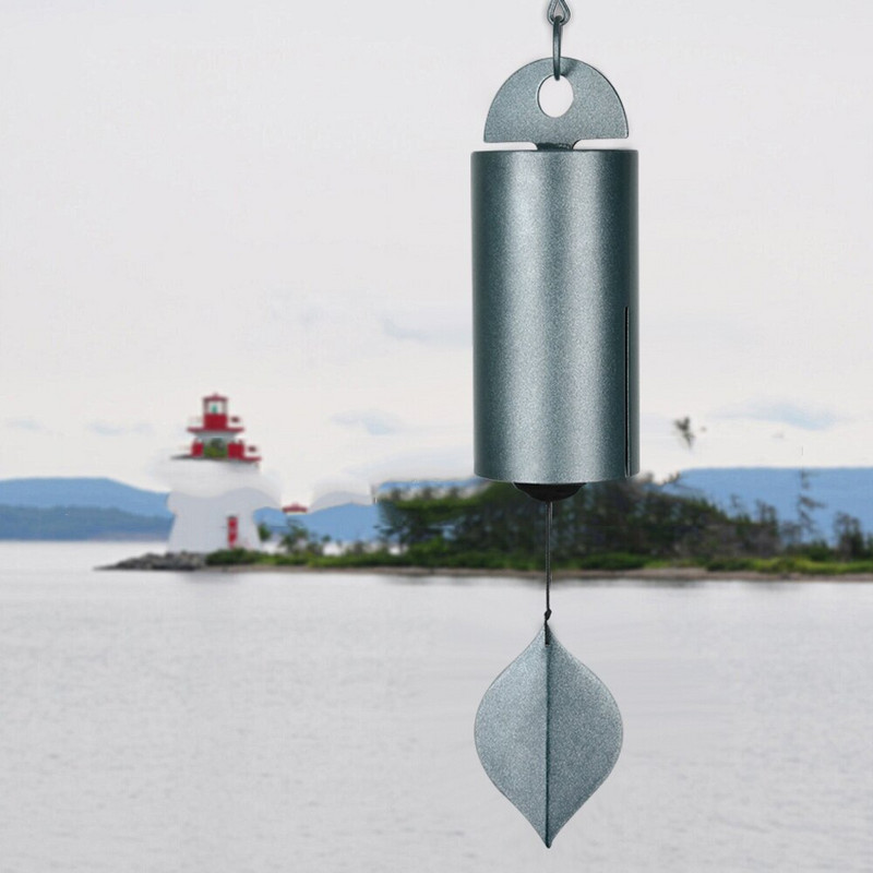 Sidabrinis vintažinis herojiškas vėjo varpelis metalinis vėjo varpelis, gilaus rezonanso ramybės varpas, skirtas lauko namų sodo kiemo dekoravimui