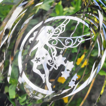 Подарък в скандинавски стил Въртящи се вятърни звънчета Орнаменти Декорация на домашна градина Цветна висулка Пеперуди Елфи Летящи висящи декори Подарък