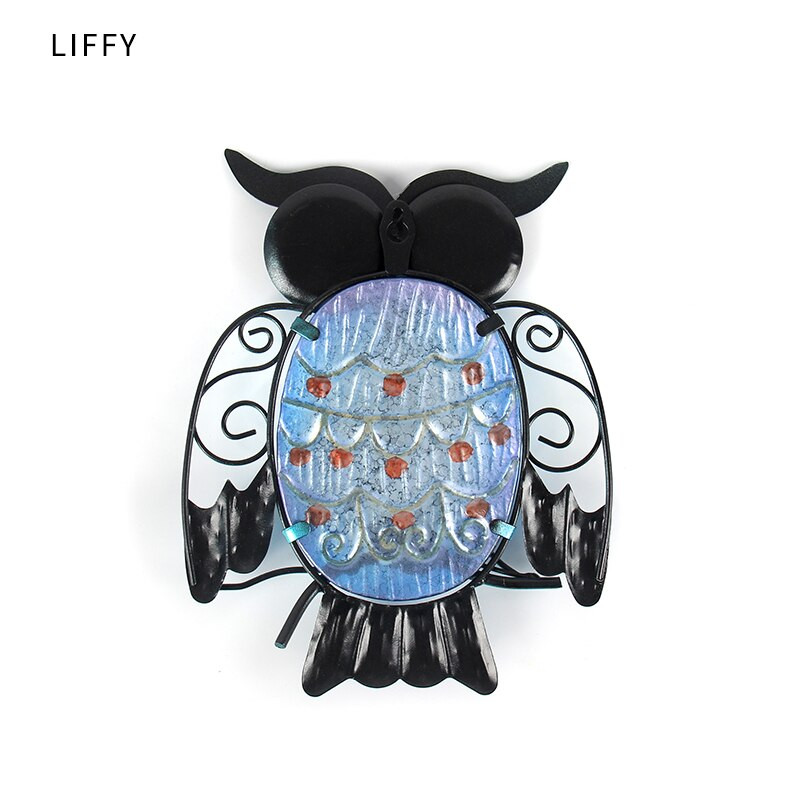 Metalinės pelėdos namų dekoras sodo dekoravimui Lauko statulos Priedai Skulptūros ir miniatiūros Gyvūnai Jardin