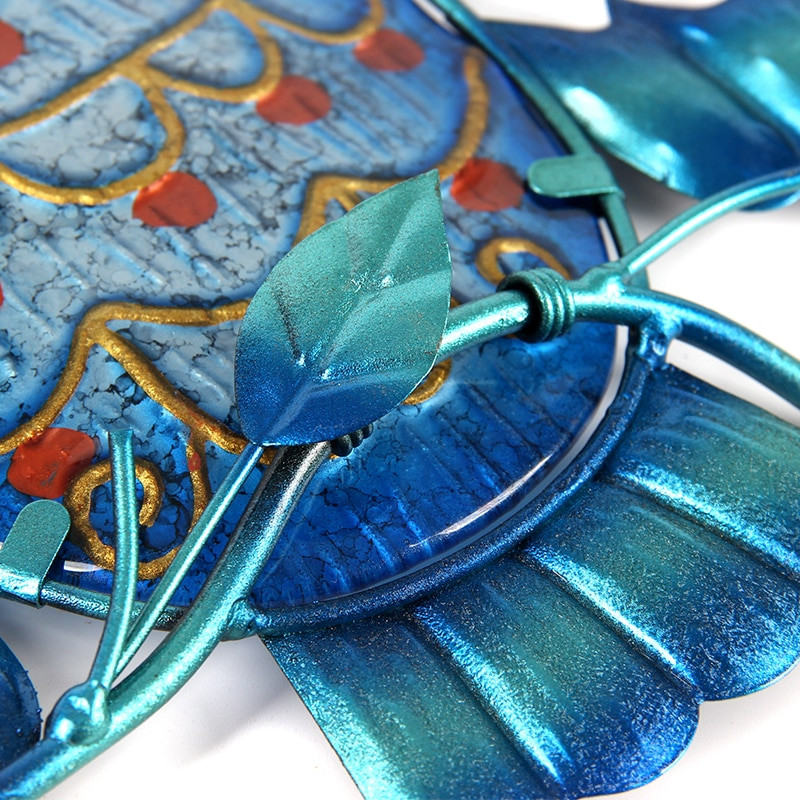 Metalinės pelėdos namų dekoras sodo dekoravimui Lauko statulos Priedai Skulptūros ir miniatiūros Gyvūnai Jardin