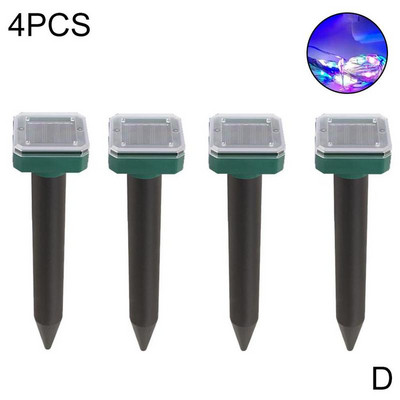 1/2/4/8 vnt Kurmių žiurkes atbaidanti saulės ultragarso atbaidymo priemonė Spike Garden