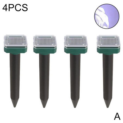 1/2/4/8 vnt Kurmių žiurkes atbaidanti saulės ultragarso atbaidymo priemonė Spike Garden