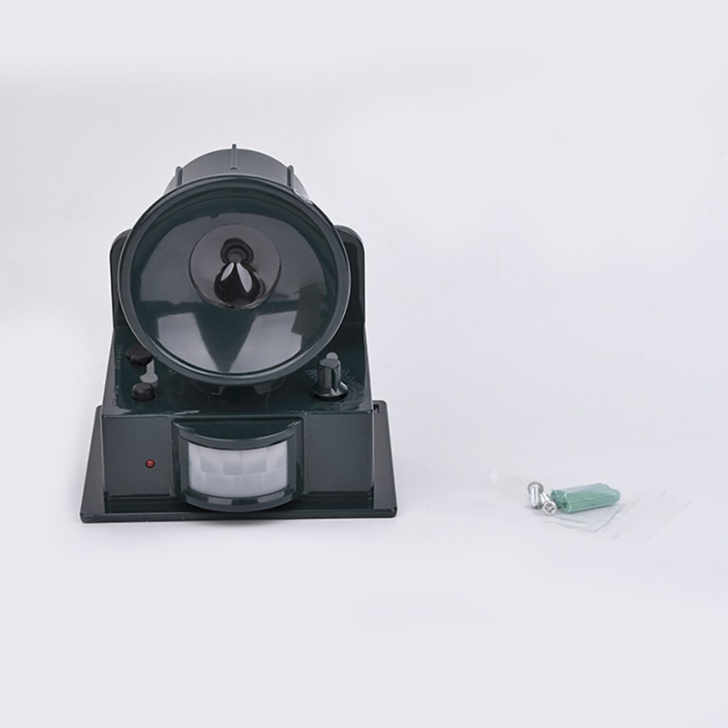 Välisaia päikeselindude tõrjuja ultraheli-heli peletusvahend looma kassi koer rebasetõrje lindude tõrjumise tööriist PIR-andur