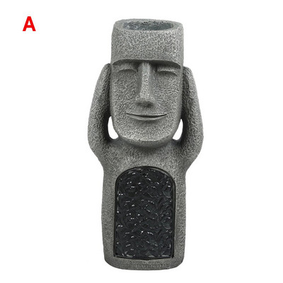 Vidi Hear Speak No Evil Vrt Uskršnji otok Kipovi Kreativni vrt Skulptura od smole Vanjska dekoracija Vrtni pribor Jardin