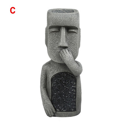 Vidi Hear Speak No Evil Vrt Uskršnji otok Kipovi Kreativni vrt Skulptura od smole Vanjska dekoracija Vrtni pribor Jardin