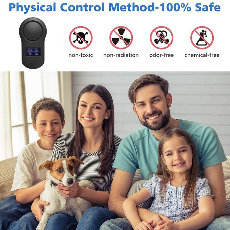 Bioakustinis elektroninis kenkėjų kontrolės įrankis graužikams žiurkėms atbaidyti Ultragarso pelėms, pelėms atbaidyti elektromagnetinės bangos apsaugai nuo uodų