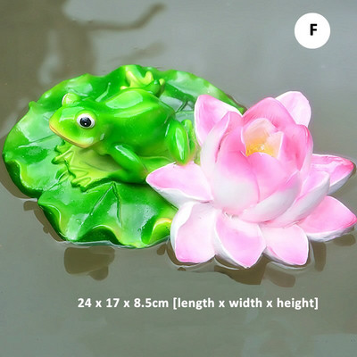 Miela dervos tvenkinio plūduriuojančių varlių statula lauko sodo dekoratyvinė vandens varlės skulptūra namų sodo parko dekoravimui