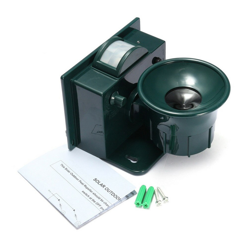 Respingător electronic cu ultrasunete de mare putere pentru dăunători Expulzarea animalelor Păsări Câini Alarma analogică Sunet Apelant electronic inteligent pentru rozătoare