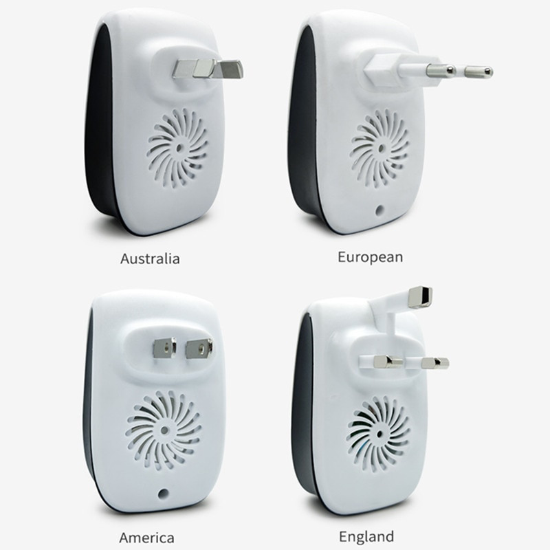 Ultrahangos rovarriasztó Elektronikus szúnyogirtó patkány egér csótány kártevőirtó EU US UK #40