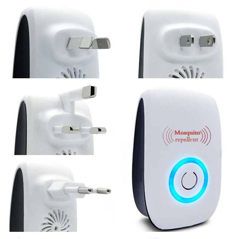 Ultrahangos rovarriasztó Elektronikus szúnyogirtó patkány egér csótány kártevőirtó EU US UK #40