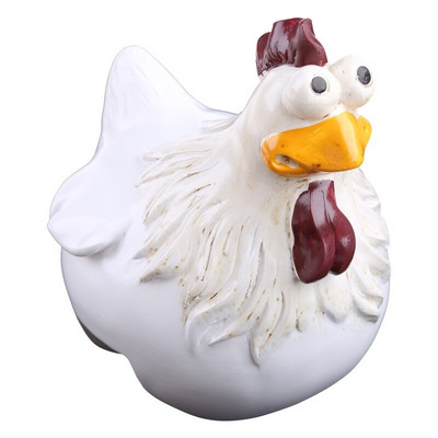 Itin juokinga, didelėmis akimis višta