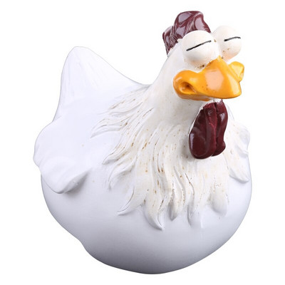 Itin juokinga, didelėmis akimis višta