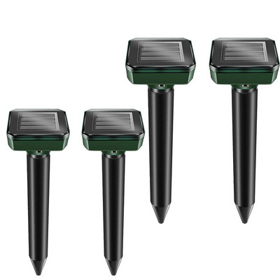 1-5X ultragarsinis gyvūnų gaudyklės atbaidiklis lauke, kačių, šunų pelių, triušių atbaidymo priemonė, saulės energija varoma baidyklė