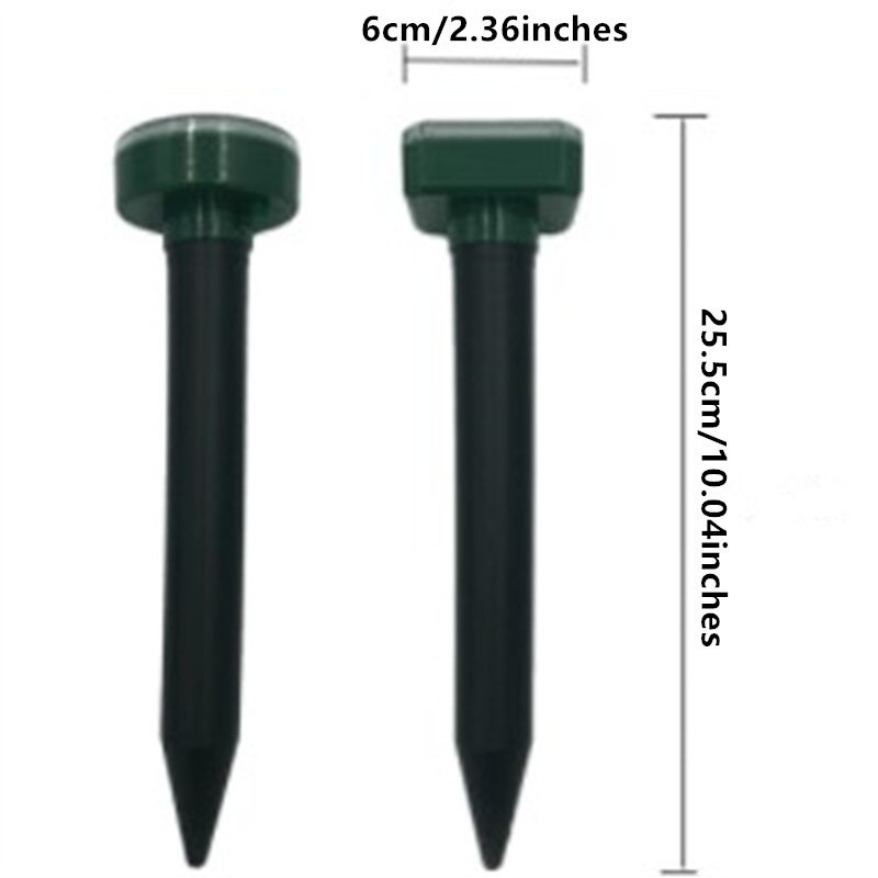 1 vnt Ultragarsinis atbaidantis gyvatė, vandeniui atsparus kurmis atbaidantis Taupe saulės energijos atbaidymo priemonė, atbaidanti kurmius žiurkes pelėms gyvatėms sodo įrankiai