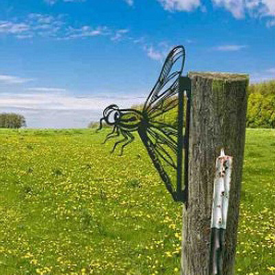 Ūkis žvilgčiojanti karvė Balkono kiemas Dekoratyvinis metalinis Sodo Meno Apsauga Kabantys Papuošalai Karikatūros Lauko Statulos Namų Meno Papuošalai