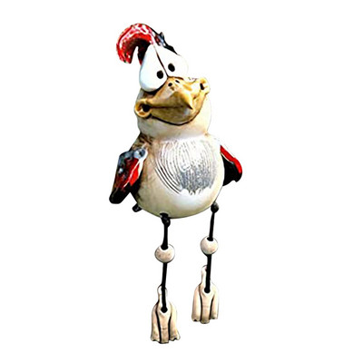 2022 m. Naujasis vištienos ūkio ūkio menas-kiemo puošmena Kiemo vištienos puošmena sodo statulos Lauko kiemo kraštovaizdžio skulptūros