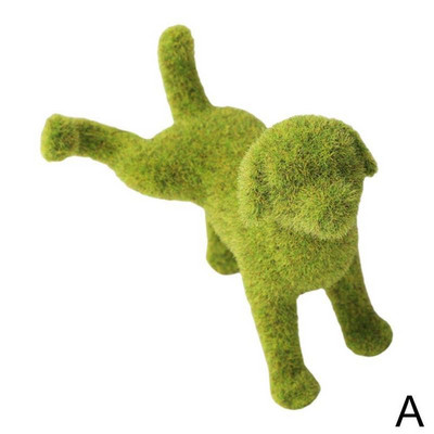 Dekoratyvinis šuniukas šuniukas Topiary Pūkuojančių šunų skulptūros Statula Vanduo Dekoratyvinis naminių gyvūnėlių kiemas Sodo dekoras Vejos ornamentas