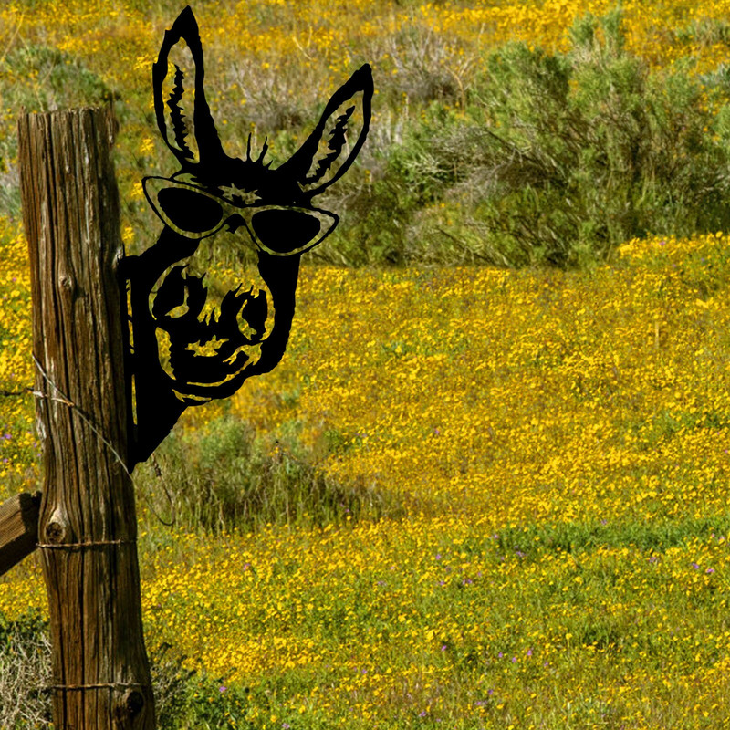 Ukrasi za vrt Farma na otvorenom Životinje koje vire Goveda Metalna umjetnost Vanjski vrtni privjesak Umjetničko dvorište Kolci za travnjak Dekor #T1P