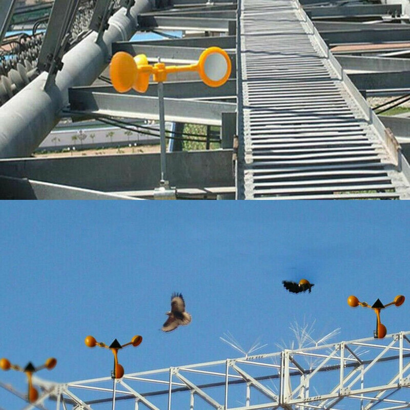 Smulkūs vėjo gyvūnai, atspindintys paukščius atbaidanti priemonė Kaimo šviesą atspindinti paukščių sodai Atspindintys paukščiai namų sodui