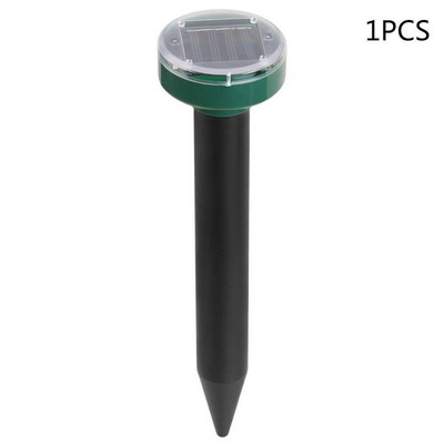 1/2/8 vnt Saulės ultragarsinis žiurkių atbaidiklis lauko LED saulės gyvačių repeleris veisimo ūkyje