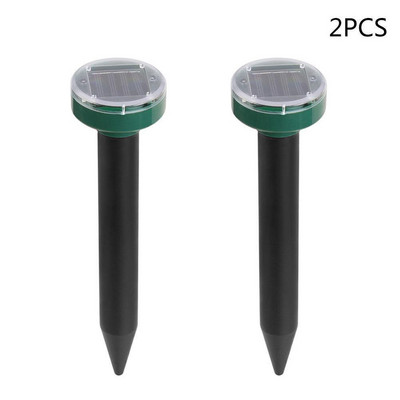 1/2/8 vnt Saulės ultragarsinis žiurkių atbaidiklis lauko LED saulės gyvačių repeleris veisimo ūkyje