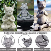 2022 Noua Figurină Broasca de Grădină Rășină Zen Yoga Broasca Statuie Grădină Decorare Grădină Sculptură în aer liber Decor Home Ornamente de interior