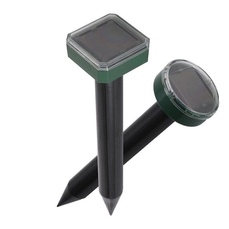 Ultragarsinis saulės energijos pelės atbaidiklis lauko sodo kiemo kurmio žiurkės graužikams su saulės energijos skydeliu lauko repelentu