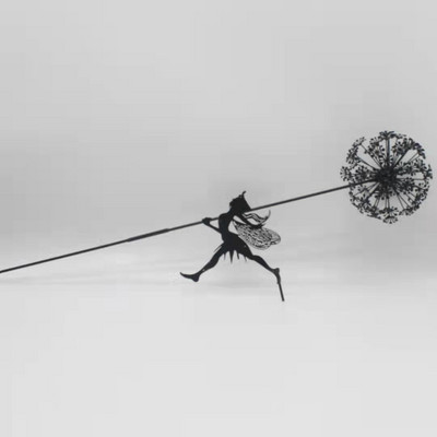 Kiaulpienių fėjos Pixies Gėlių fėjos Sodo puošmena Statula Veja Kraštovaizdžio Skulptūra Figūrėlė Lauko Sodo Kiemo Meno Dekoras