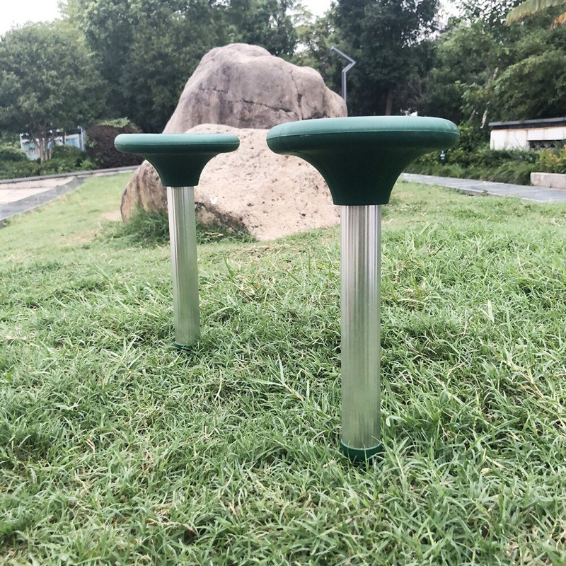 4 bucăți respingător solar în aer liber, respingător cu ultrasunete pentru șarpe, rezistent la apă, împotriva aluniței, în curte, pentru șobolani, șoareci, respingător pentru șoareci