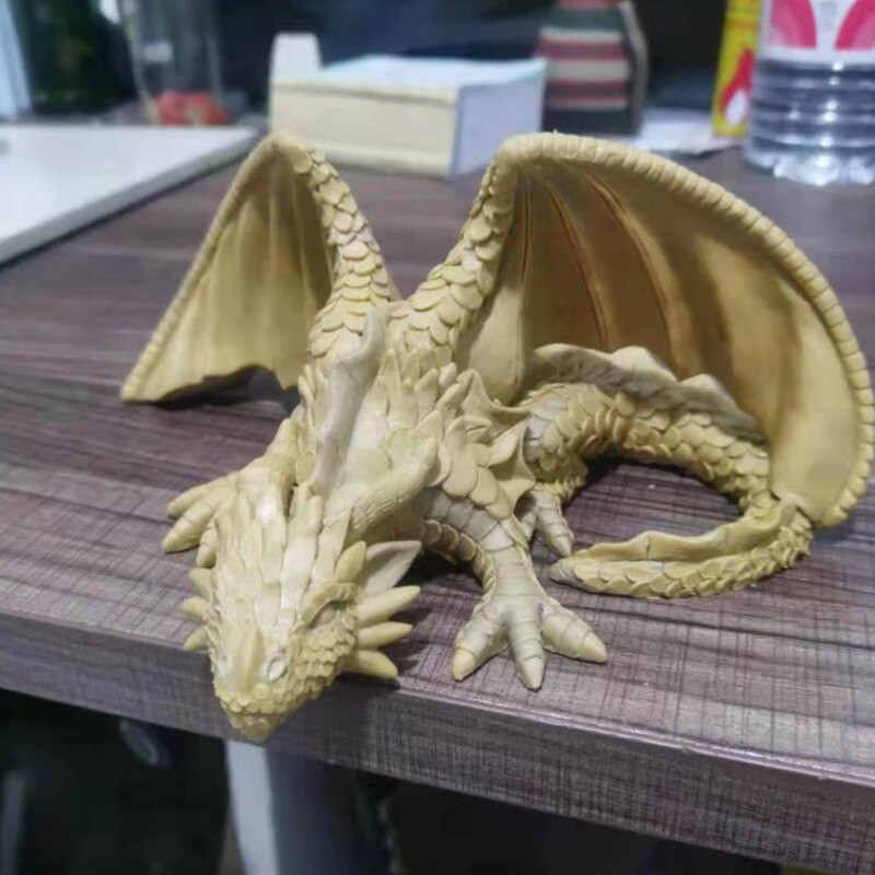 Drakono sargybos sodo skulptūra, laipiojanti drakono sodo puošmena Didinga drakono drožyba namų sodo puošmena