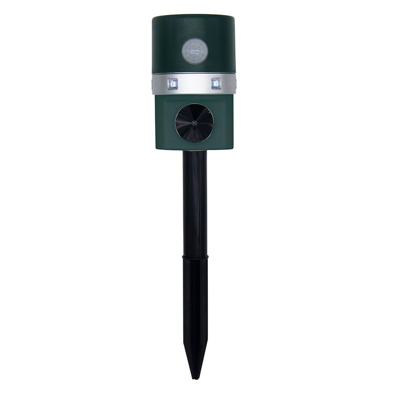 Dispozitiv electronic de respingere a păsărilor cu ultrasunete pentru animale Sonic în aer liber Solar cu senzor de mișcare PIR Repellent înfricoșător Instrument pentru sperierea animalelor sălbatice