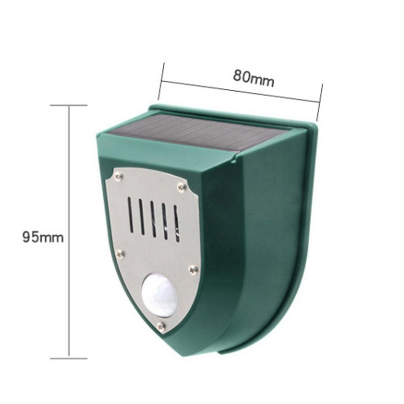 Saulės energiją atbaidanti gyvūnų repelentė Šerno gaminys, įspėjamasis šviesos signalas, laikas