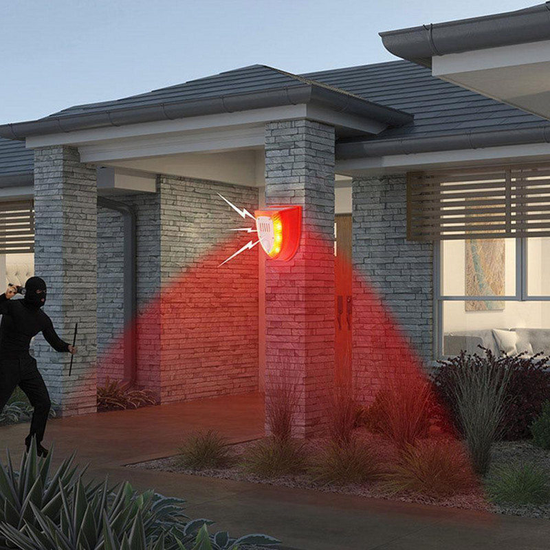 Saulės energiją atbaidanti gyvūnų repelentė Šerno gaminys, įspėjamasis šviesos signalas, laikas