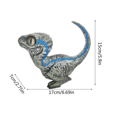 Dervos dinozauro figūrėlės statula Juokinga dinozauro statula Animacinio filmo skulptūra lauko sodo papuošimui namų dekoravimui