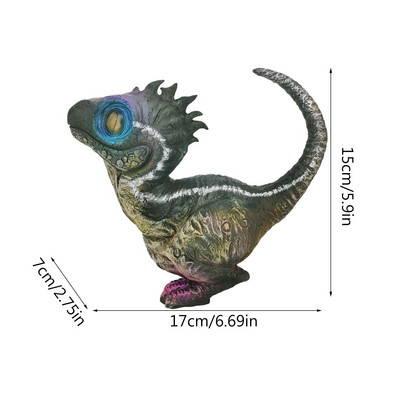 Dervos dinozauro figūrėlės statula Juokinga dinozauro statula Animacinio filmo skulptūra lauko sodo papuošimui namų dekoravimui