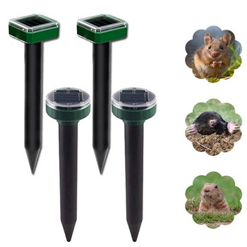 Solar Pest Repeller Birds Pigeon Repellent Outdoor Garden Αισθητήρας κίνησης υπερήχων Animal Dog Bird Deterrent Scarer Repeller