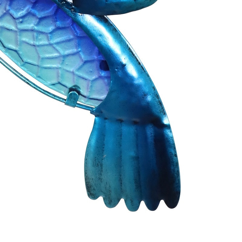 Metalni kolibri ptica Zidna umjetnička djela Vanjska dekoracija vrta Vanjski kipovi za dom Minijature Dodaci Skulpture