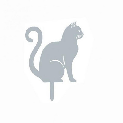 Sodo dekoratyvinis kuolas katė fėja šoka kartu Metalinis sodas kiemas Meno dekoras Veja Kraštovaizdis Skulptūra Sodas Metaliniai papuošalai