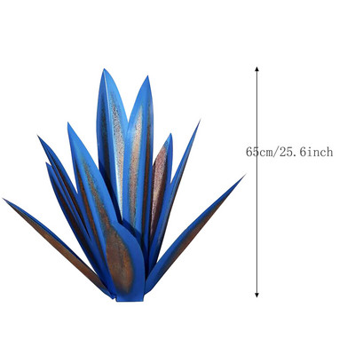 Tekila kaimiška skulptūra „pasidaryk pats“ metalo agavų augalas Sodo kiemas Meno apdaila Kraštovaizdžio papuošalai Rankų darbo namų sodo apdaila