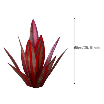 Tekila kaimiška skulptūra „pasidaryk pats“ metalo agavų augalas Sodo kiemas Meno apdaila Kraštovaizdžio papuošalai Rankų darbo namų sodo apdaila