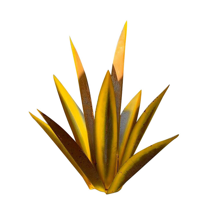 Tekila kaimiška skulptūra „pasidaryk pats“ metalo agavų augalas Sodo kiemas Meno apdaila Kraštovaizdžio papuošalai Rankų darbo namų sodo apdaila