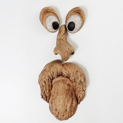 Old Man Tree Hugger Garden Art Outdoor Tree Funny Bark Face Tree Čudne crte lica Uskrs Kreativni rekviziti Vrtna dekoracija