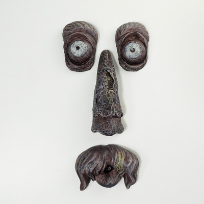 Old Man Tree Hugger Garden Art Outdoor Tree Funny Bark Face Tree Čudne crte lica Uskrs Kreativni rekviziti Vrtna dekoracija