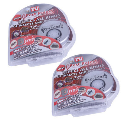 2 vnt Ultragarsinis vabzdžių atbaidiklis žiurkėms pelėms tarakonams kenkėjams žiurkėms atbaidyti elektroninį uodų žudiklį