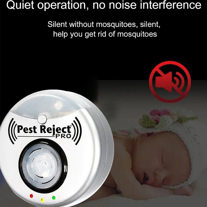 2 vnt Ultragarsinis vabzdžių atbaidiklis žiurkėms pelėms tarakonams kenkėjams žiurkėms atbaidyti elektroninį uodų žudiklį
