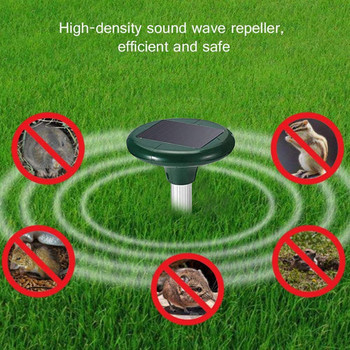 Solar Powered Ultrasonic Mouse Mole Pest Rodent Mole Repellant Yard Mole Repeller για εξωτερικό έλεγχο παρασίτων στο αίθριο