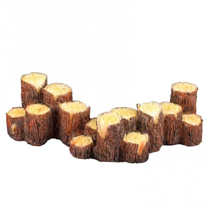 Kinijos miniatiūrinė keraminė figūrėlė bonsai alpinariumo kraštovaizdžio ornamentas, imituotas architektūrinis paviljonas, lėlių namelio apdaila