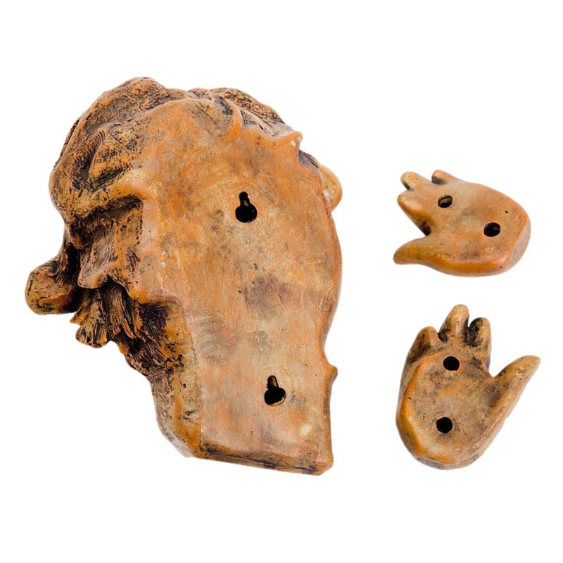 Garden Tree Hugger Funny Face Ornamente Realiste Rășină Artizanat Metal Curte Artă Pentru a Decora Pentru Grădina Acasă